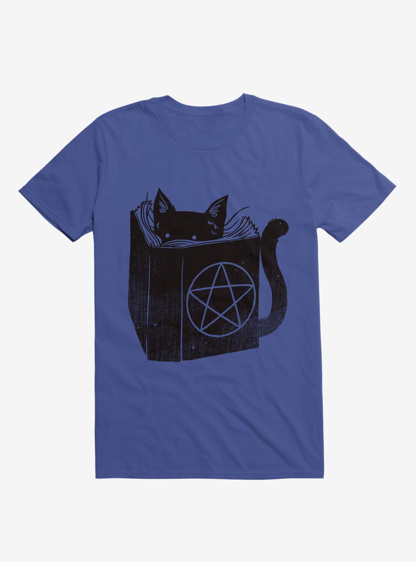 Satanicat T-Shirt, ROYAL, hi-res