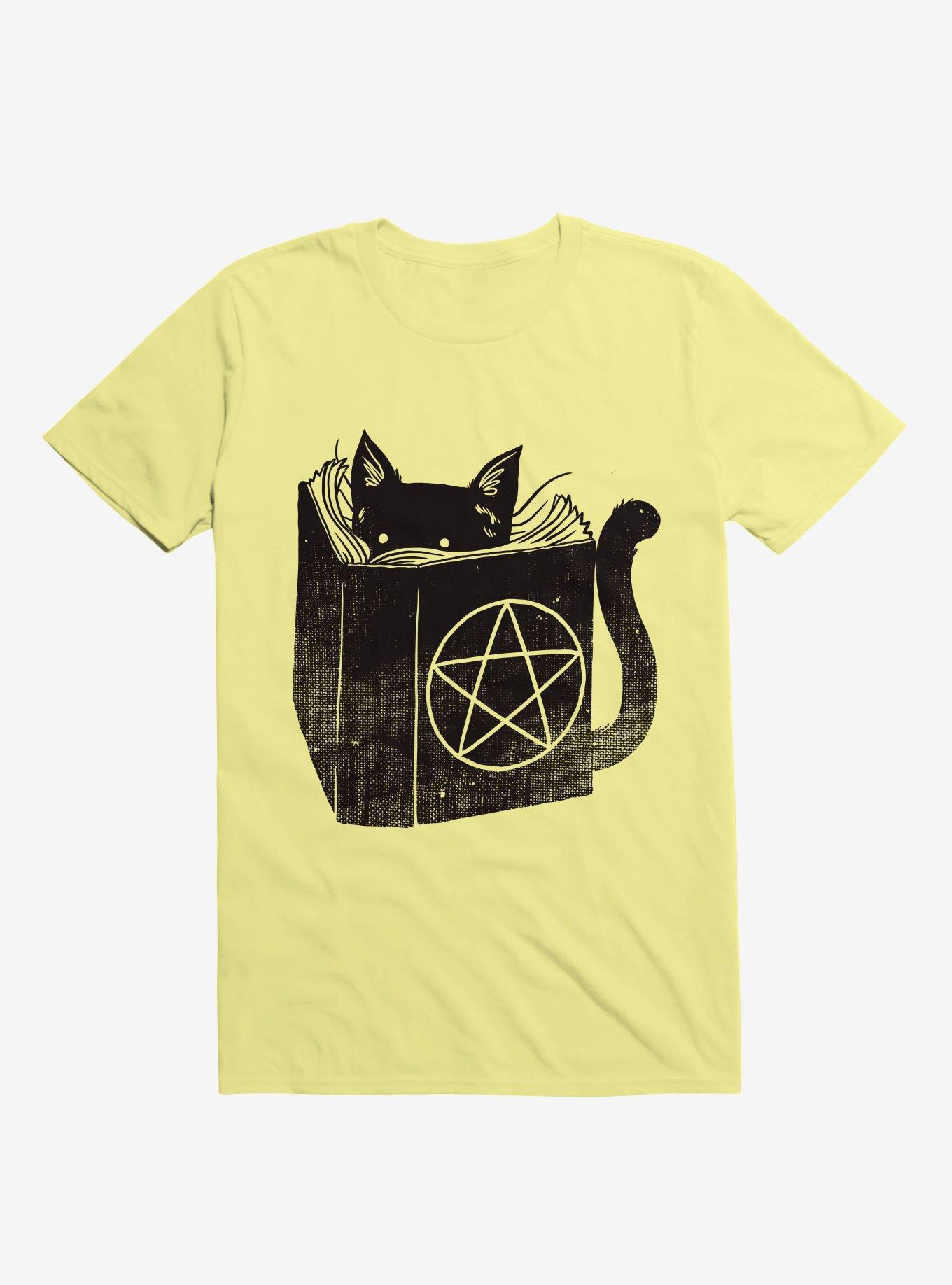 Satanicat T-Shirt, CORN SILK, hi-res