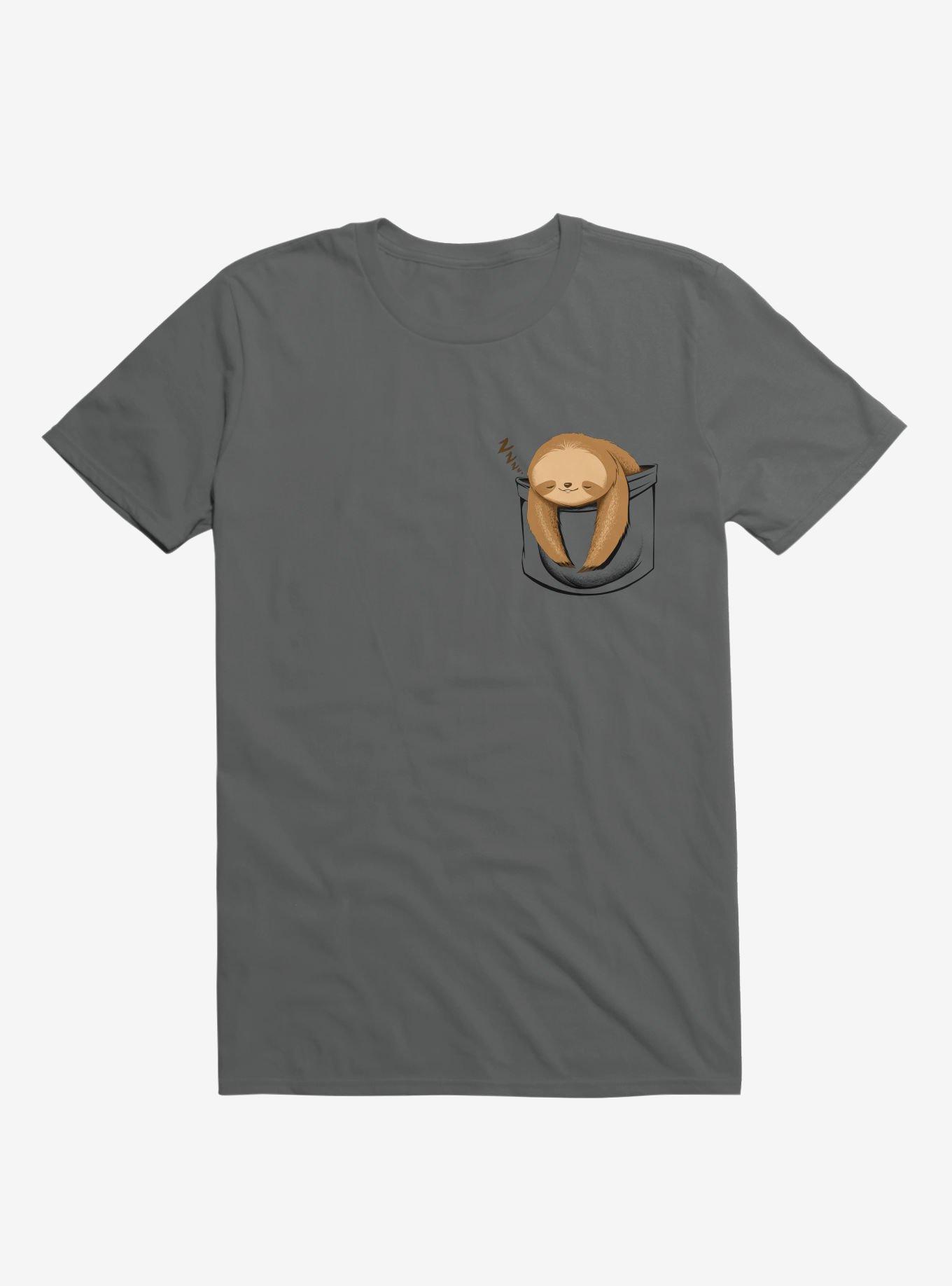 Sloth In A Pocket T-Shirt, , hi-res