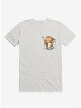 Sloth In A Pocket T-Shirt, WHITE, hi-res