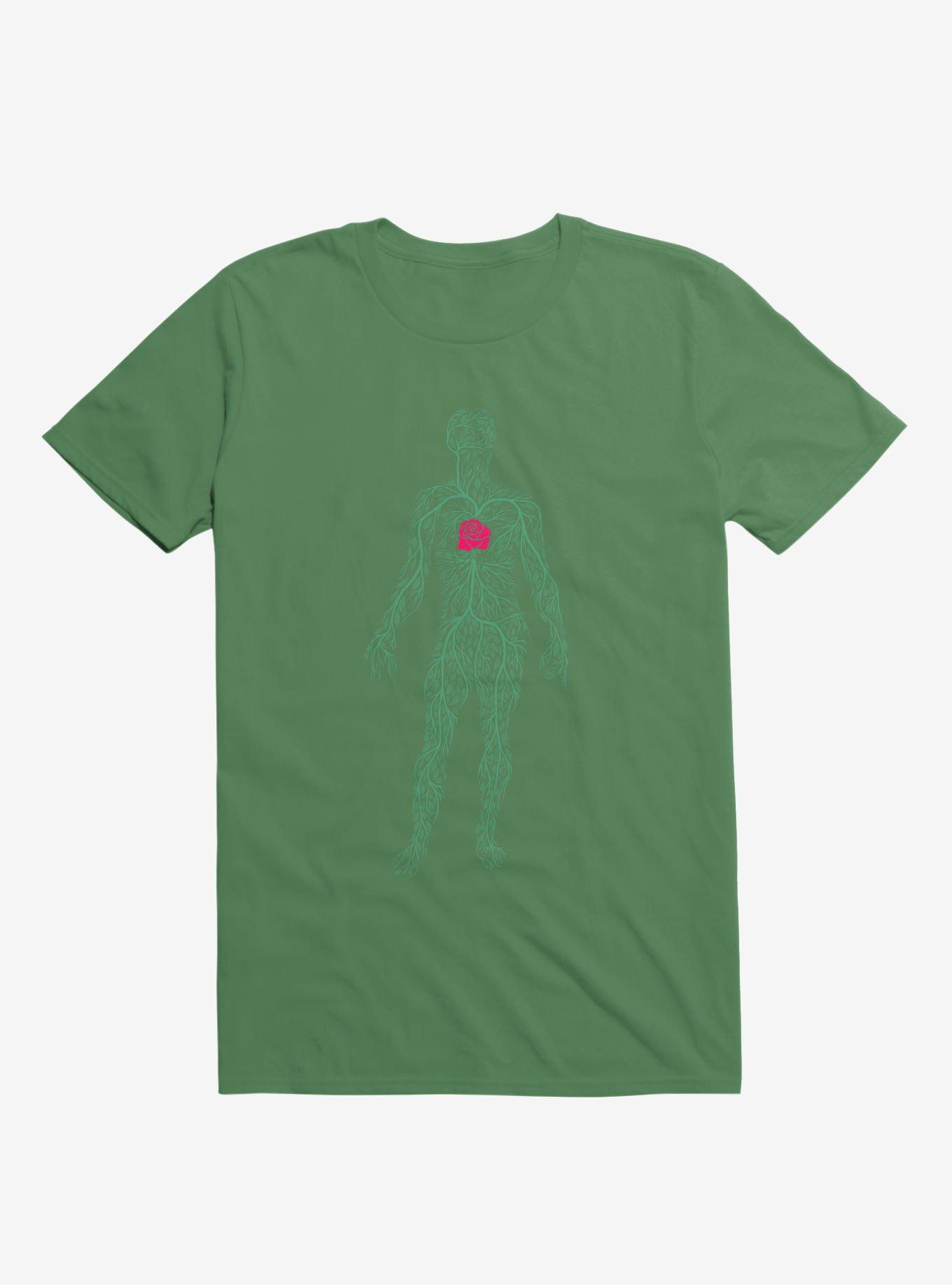 Spring Heart T-Shirt, KELLY GREEN, hi-res
