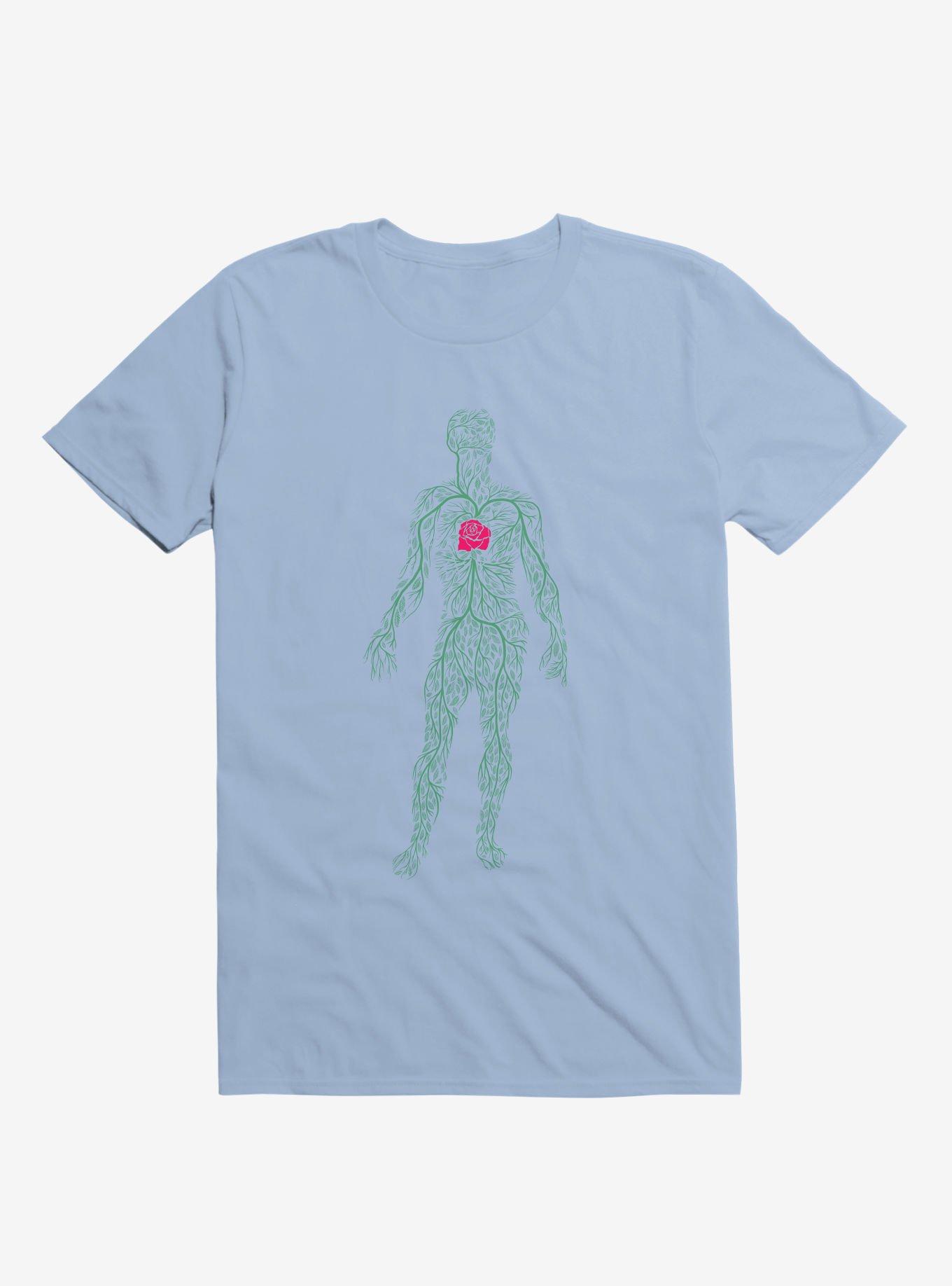 Spring Heart T-Shirt, LIGHT BLUE, hi-res