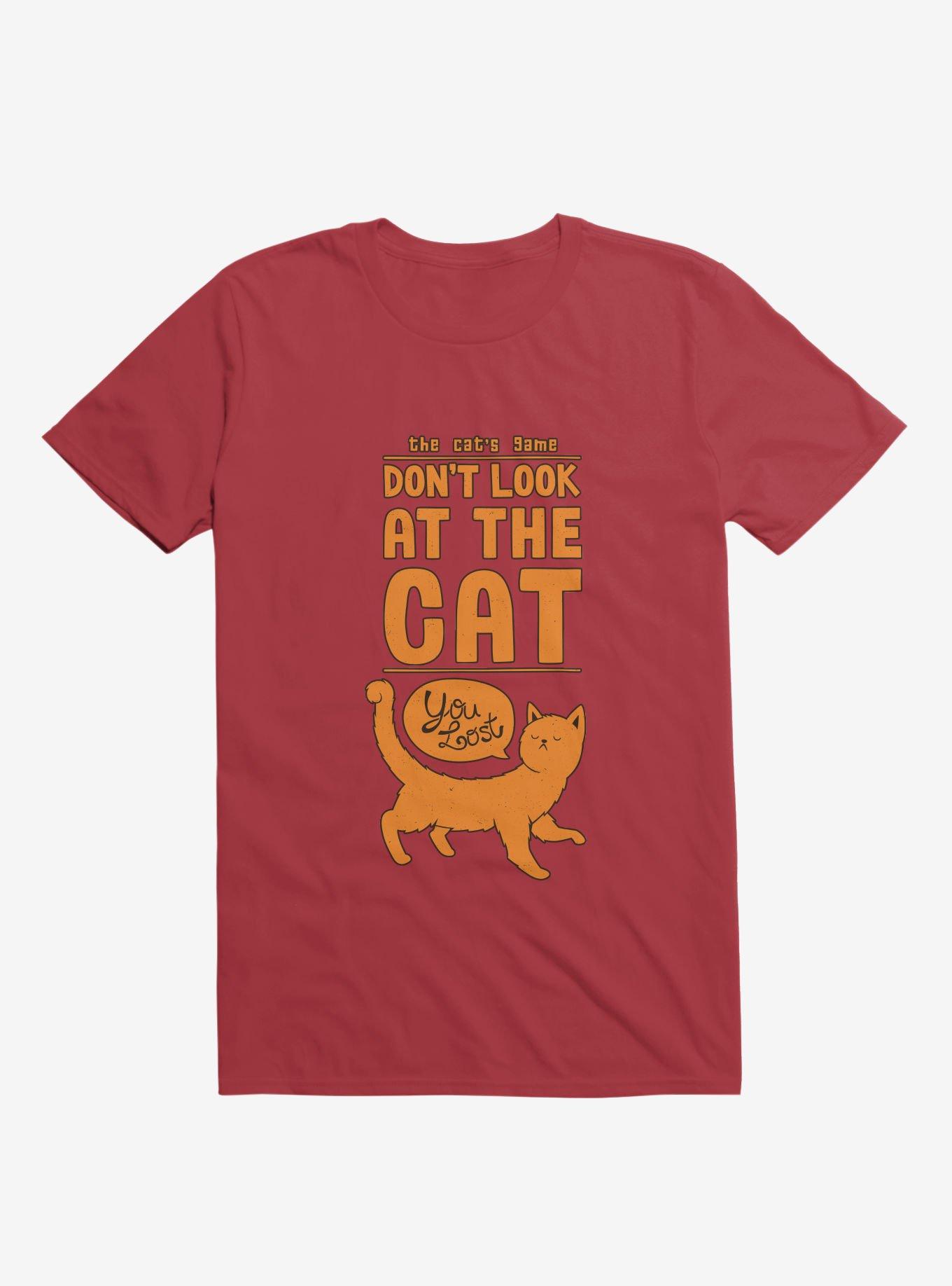 The Cat's Game T-Shirt, RED, hi-res