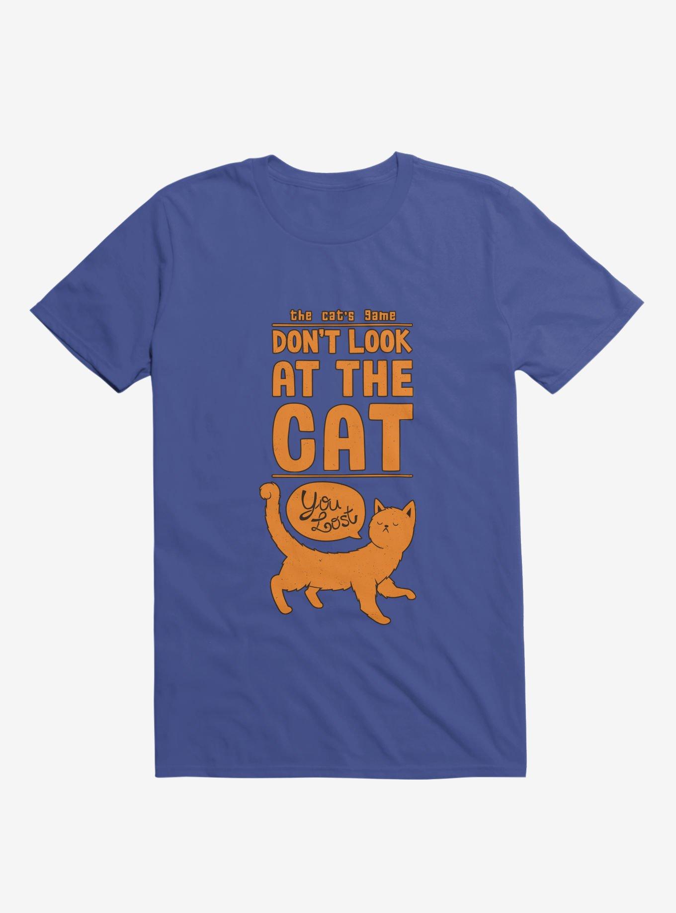 The Cat's Game T-Shirt, ROYAL, hi-res