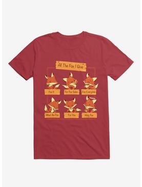 All The Fox I Give Red T-Shirt, , hi-res