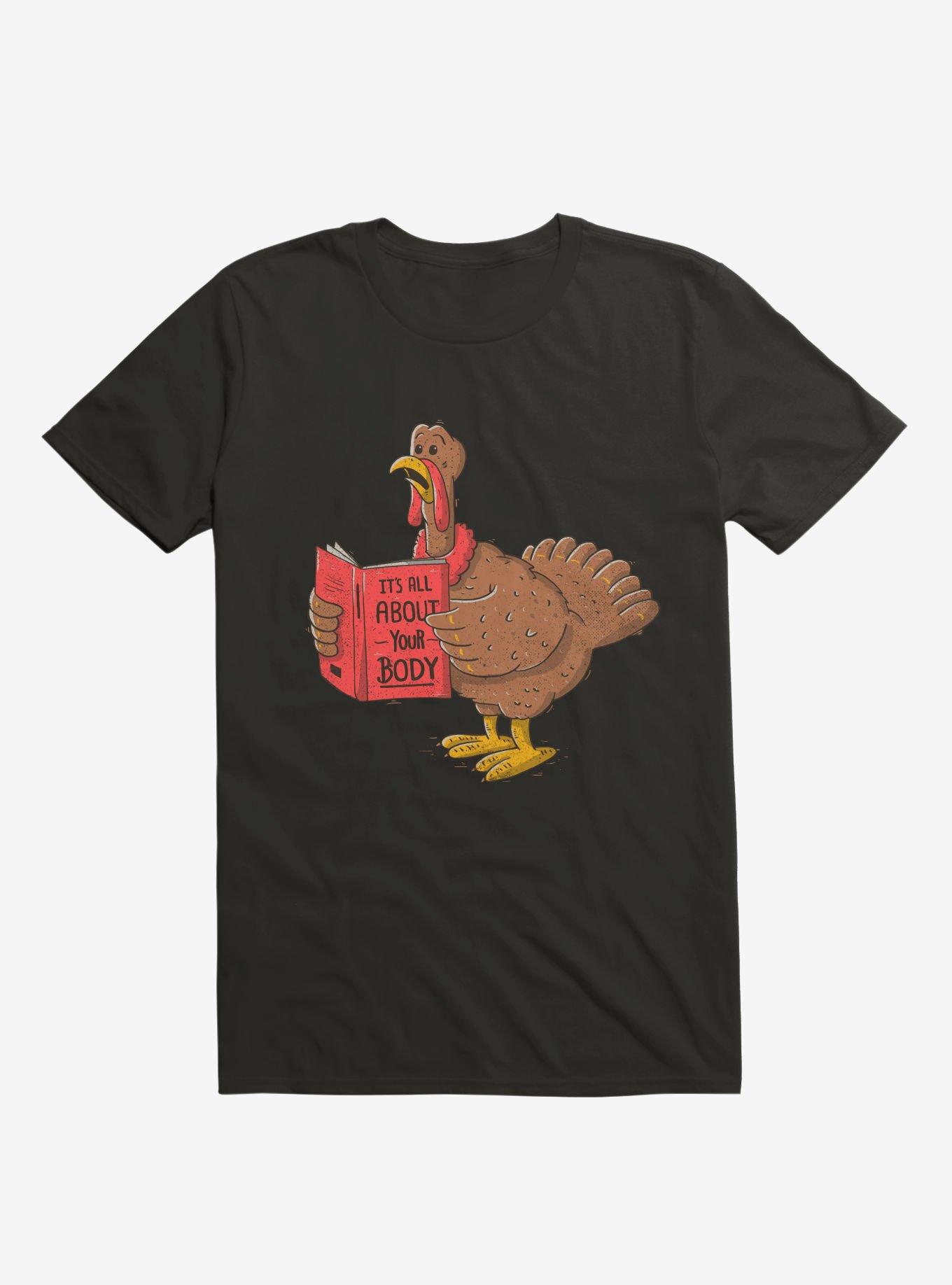 It's All About Your Body Turkey Black T-Shirt, , hi-res