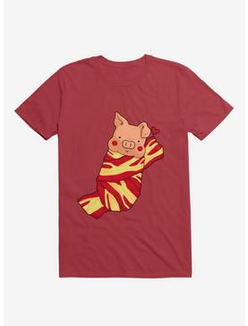 Comfie Pig Red T-Shirt, , hi-res
