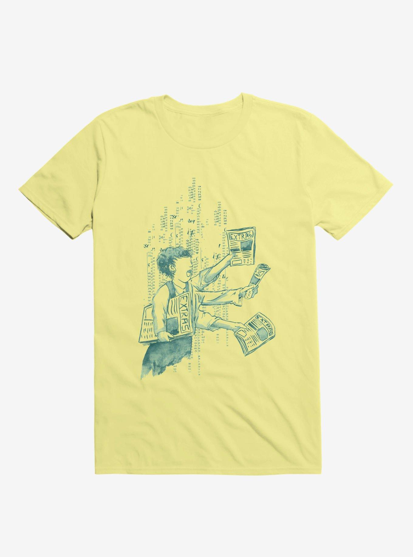 Extra Extra Extra Corn Silk Yellow T-Shirt, , hi-res