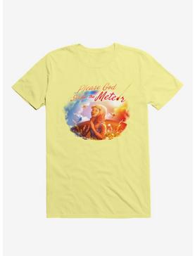 Please God Send The Meteor Corn Silk Yellow T-Shirt, , hi-res