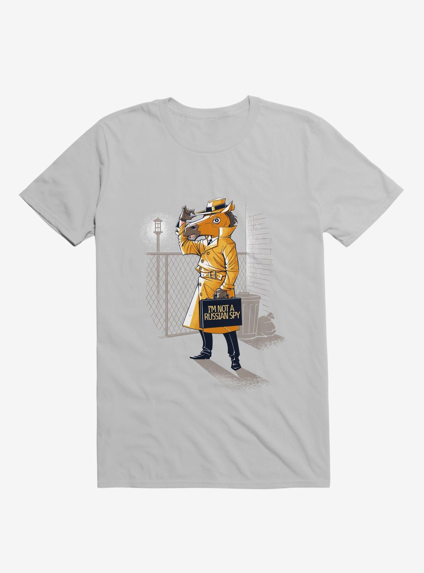 I'm Not A Russian Spy T-Shirt, ICE GREY, hi-res