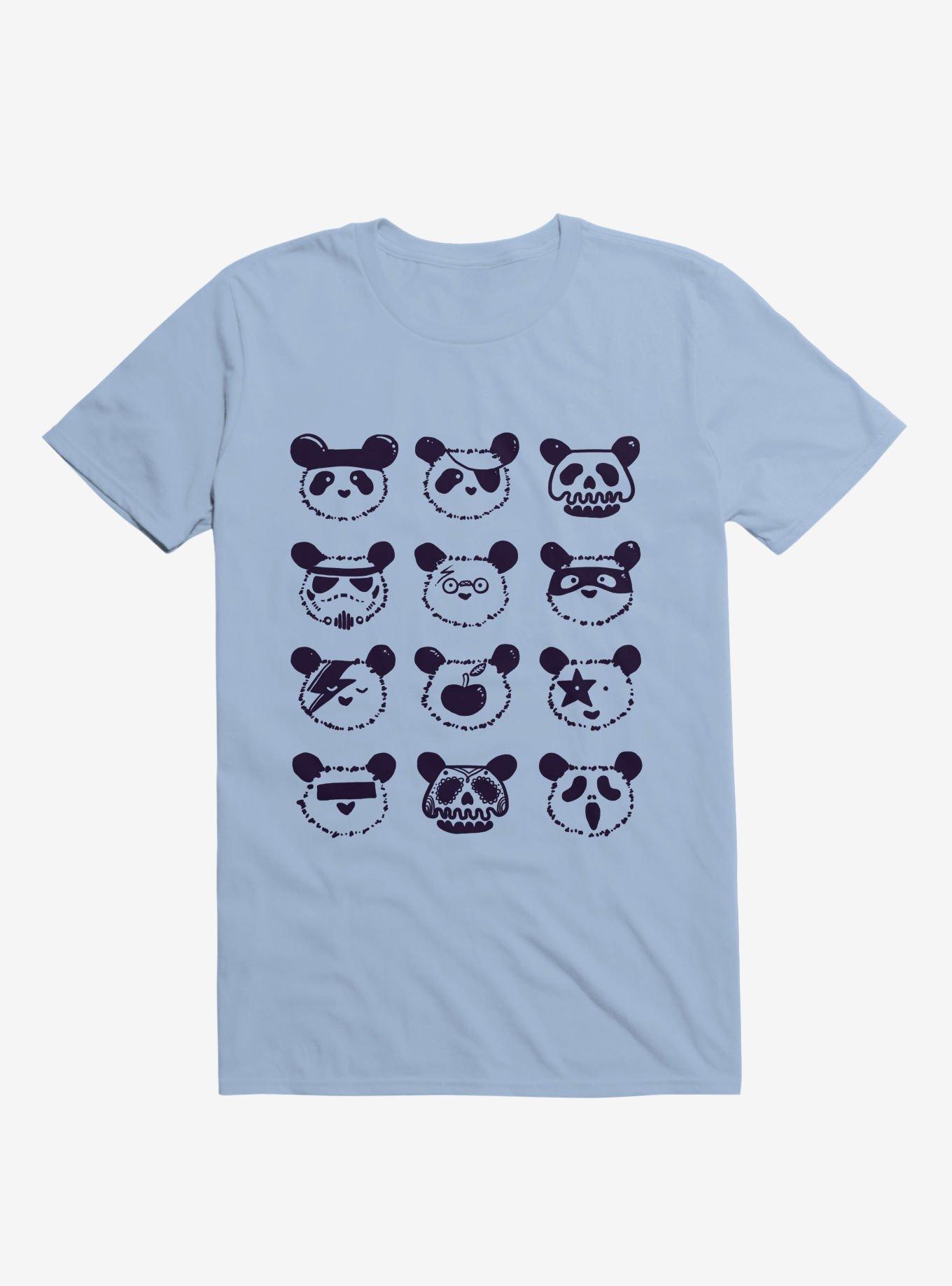 Pop Panda T-Shirt, LIGHT BLUE, hi-res