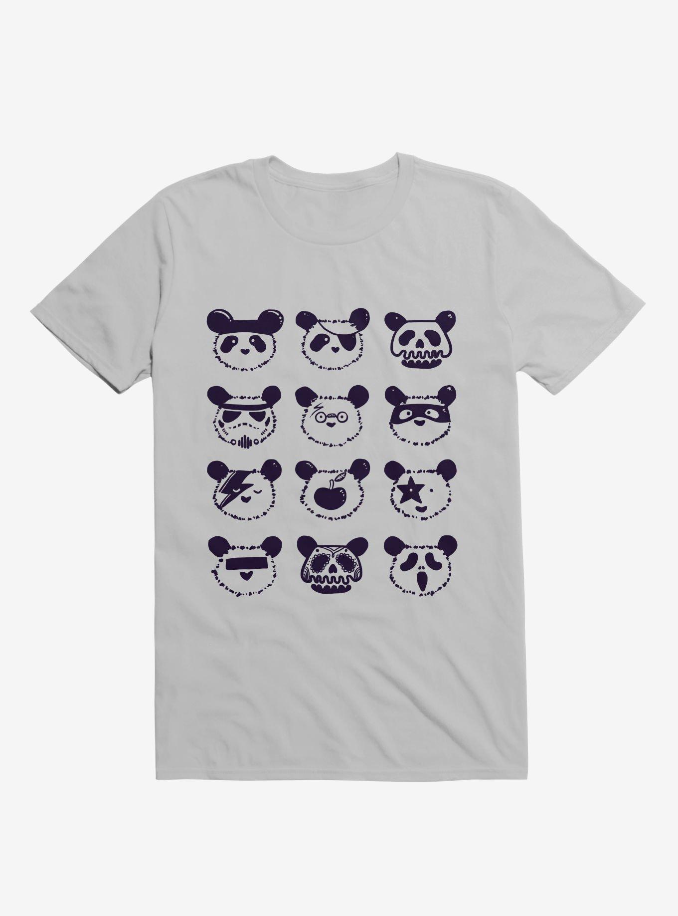 Pop Panda T-Shirt, ICE GREY, hi-res