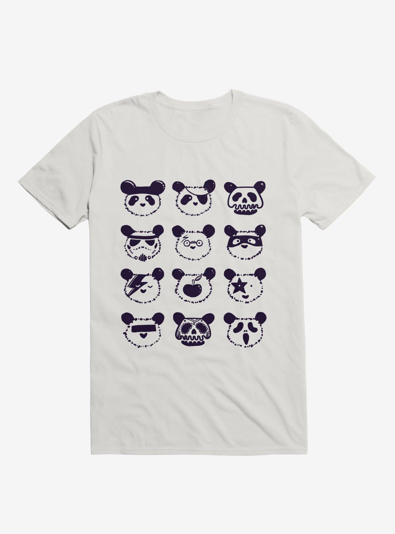 Pop Panda T-Shirt, WHITE, hi-res