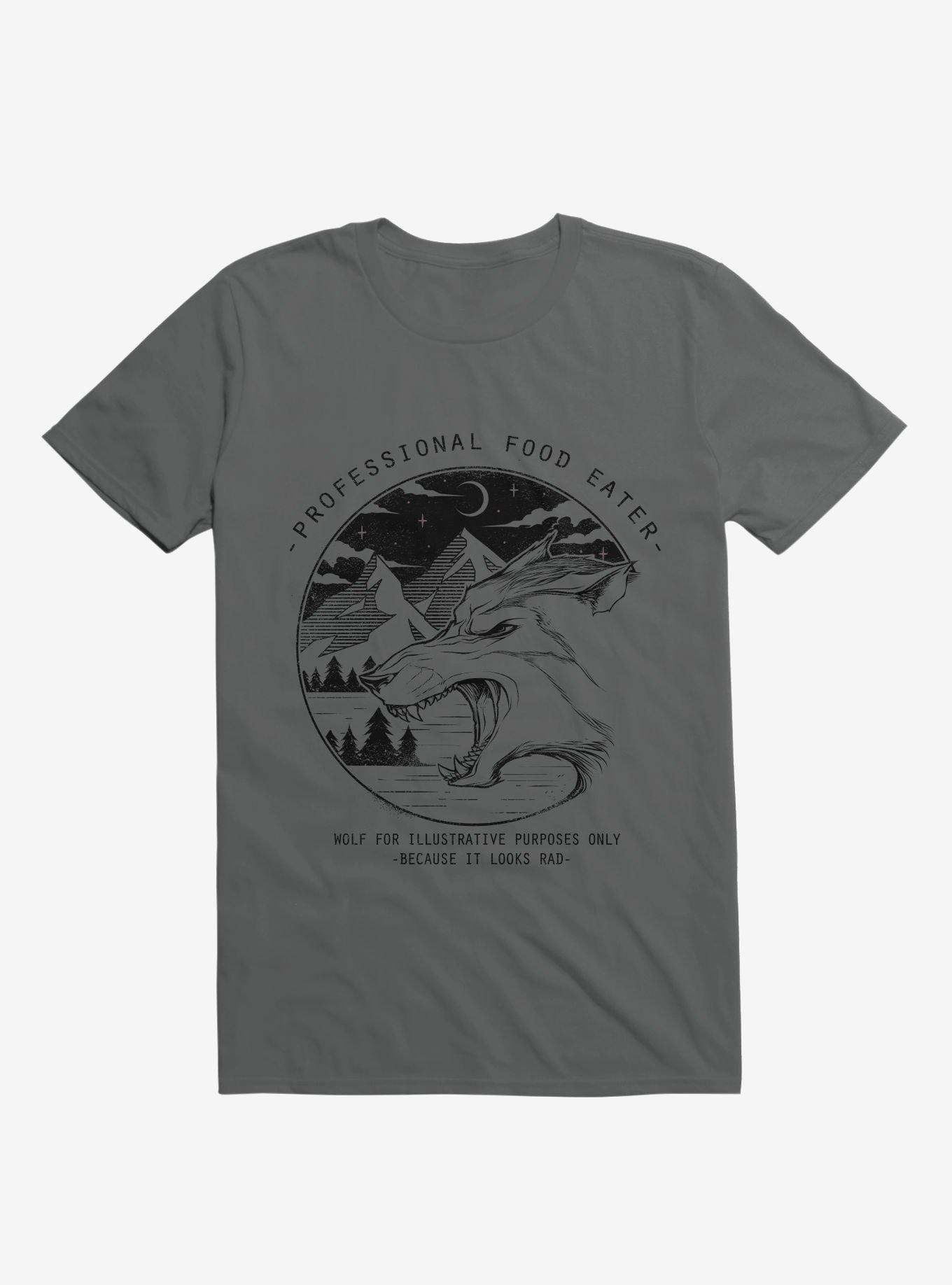 Professional Food Eater T-Shirt, CHARCOAL, hi-res