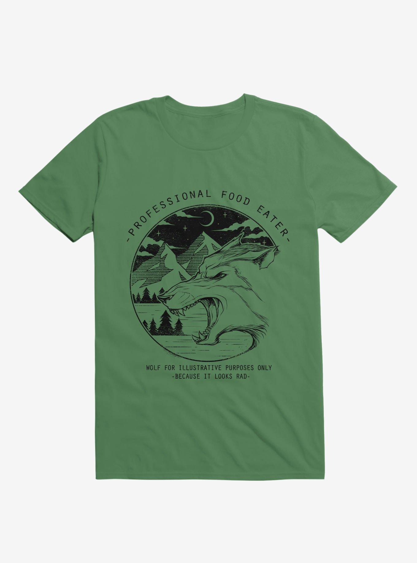 Professional Food Eater T-Shirt, KELLY GREEN, hi-res