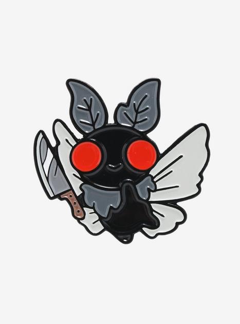 Cute & Deadly Mothman Enamel Pin | Hot Topic