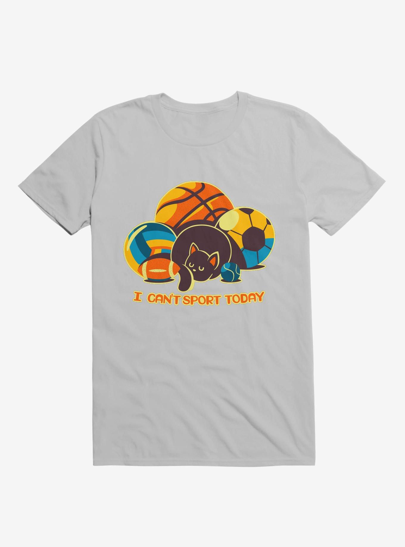 I Can't Sports Today Ice Grey T-Shirt, , hi-res