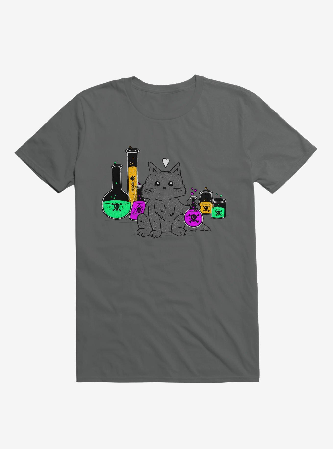 I Think My Cat Wants To Kill Me Charcoal Grey T-Shirt, , hi-res
