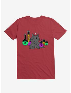 I Think My Cat Wants To Kill Me Red T-Shirt, , hi-res