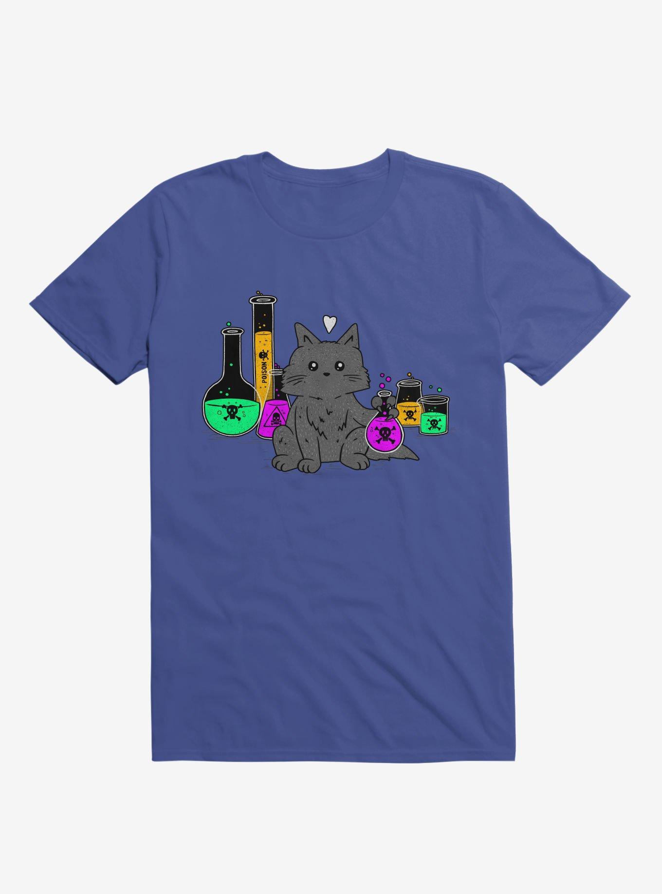 I Think My Cat Wants To Kill Me Royal Blue T-Shirt, ROYAL, hi-res