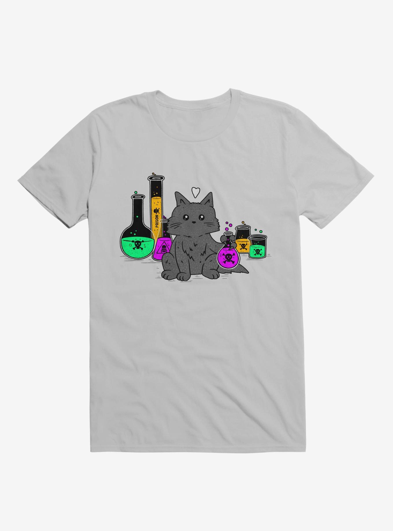 I Think My Cat Wants To Kill Me Ice Grey T-Shirt, , hi-res