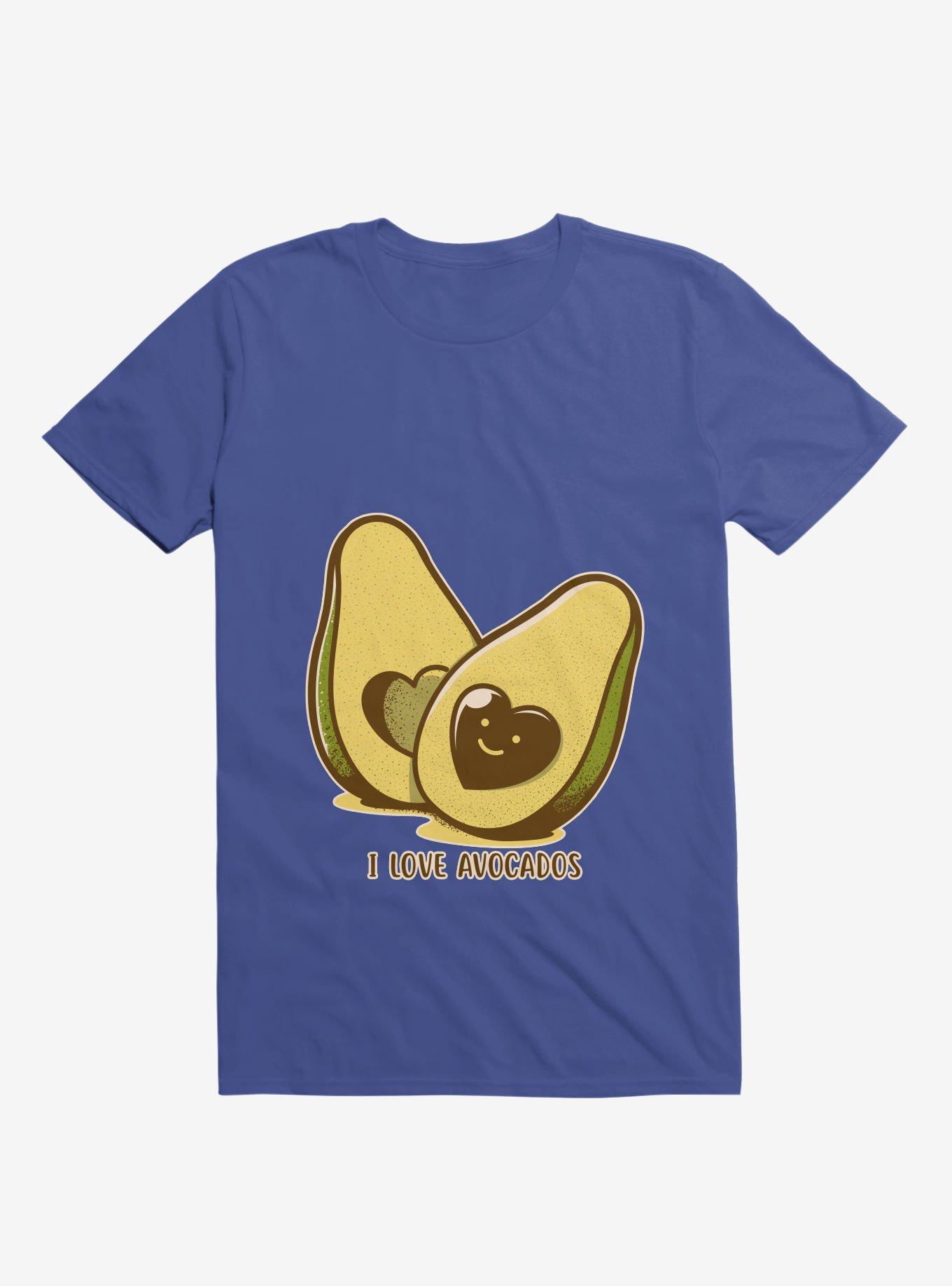 I Love Avocados Royal Blue T-Shirt, , hi-res