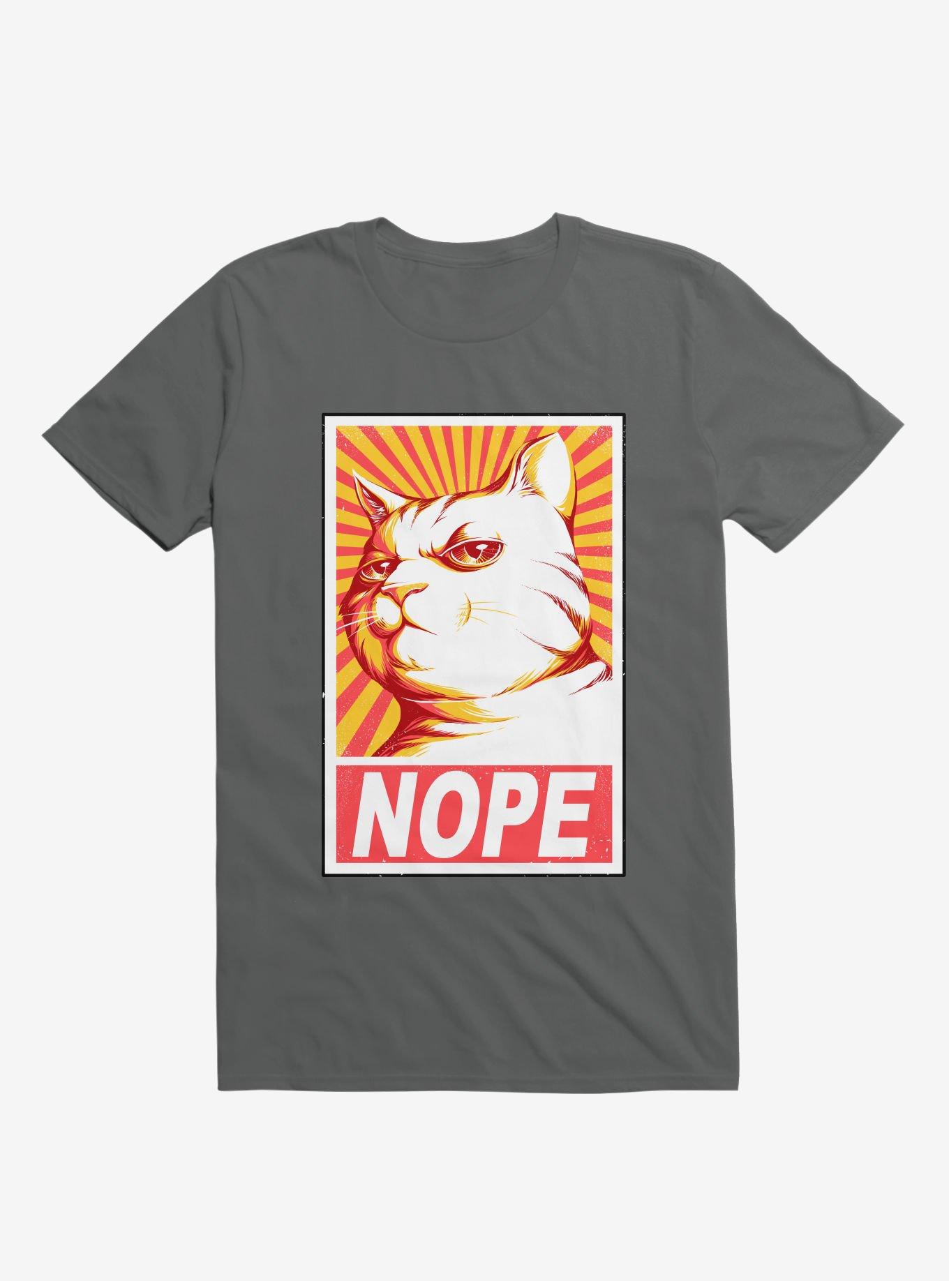 Obey Cats T-Shirt, CHARCOAL, hi-res