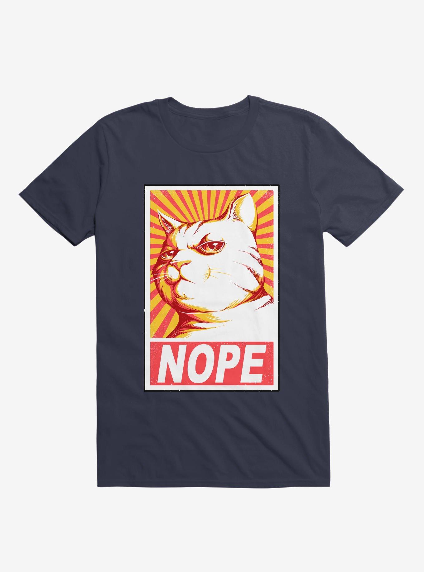 Obey Cats T-Shirt, NAVY, hi-res