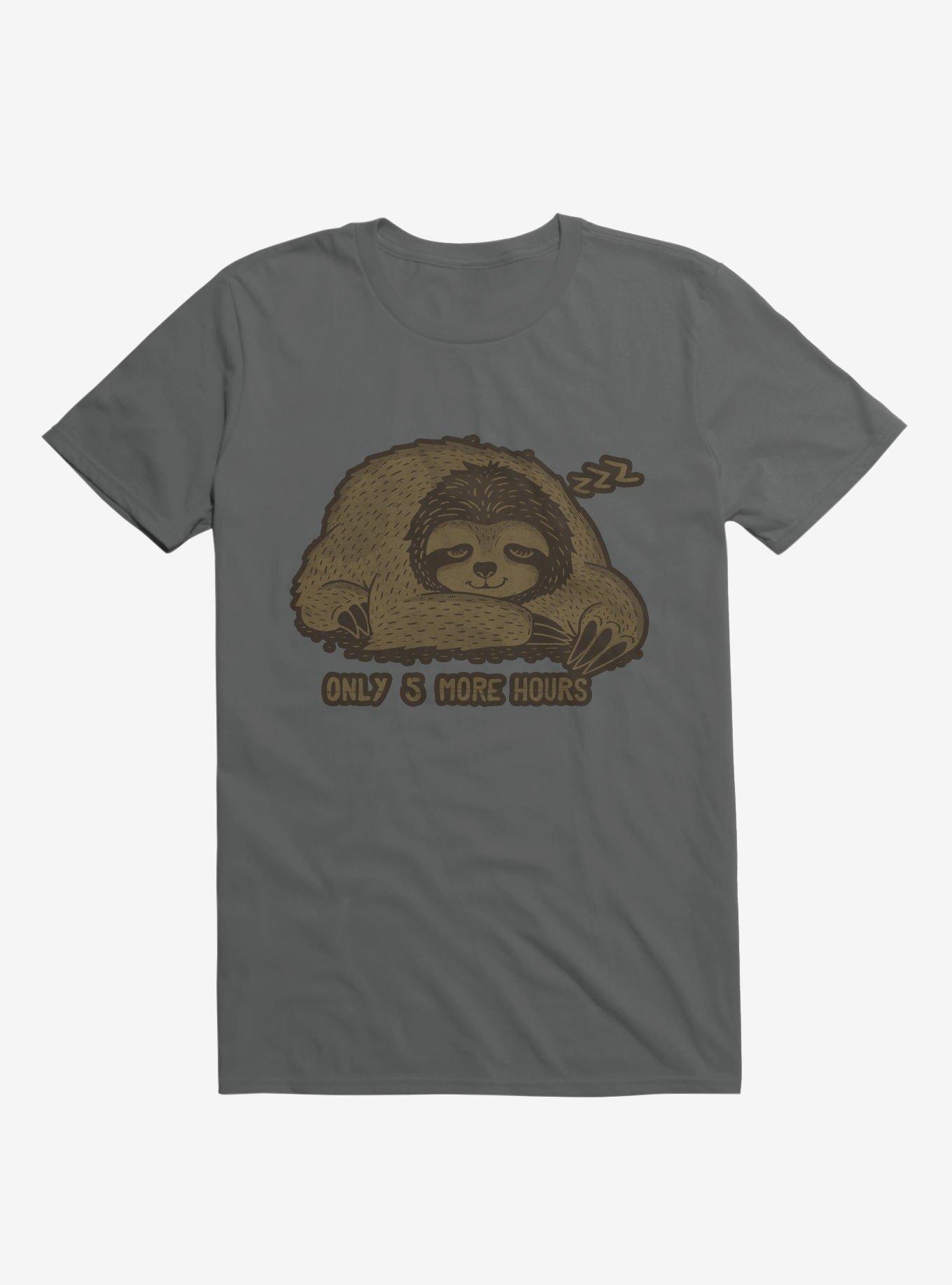 Only 5 Hours More T-Shirt, CHARCOAL, hi-res