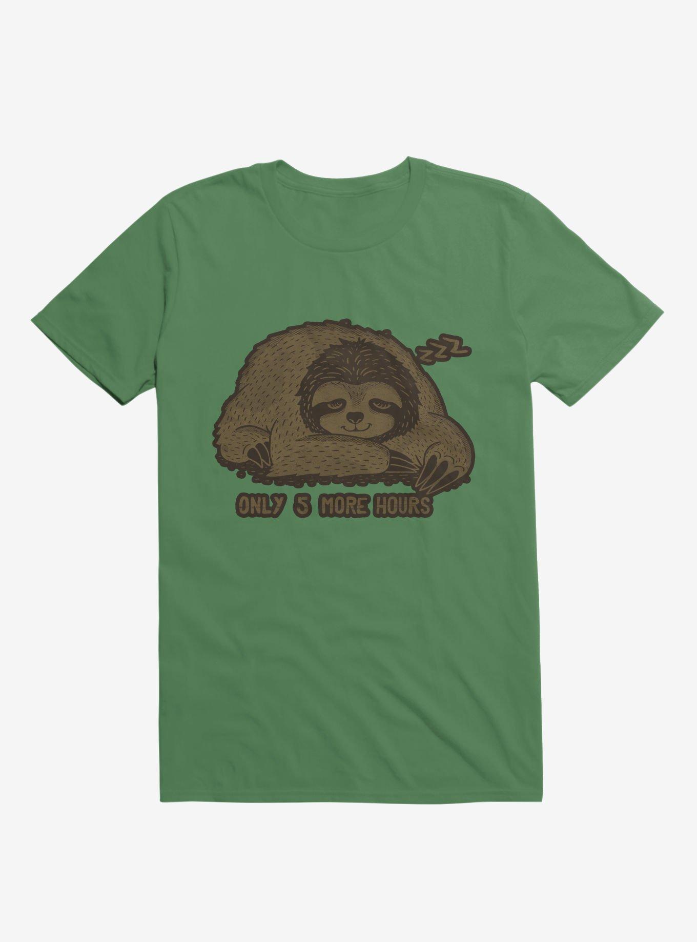 Only 5 Hours More T-Shirt, KELLY GREEN, hi-res