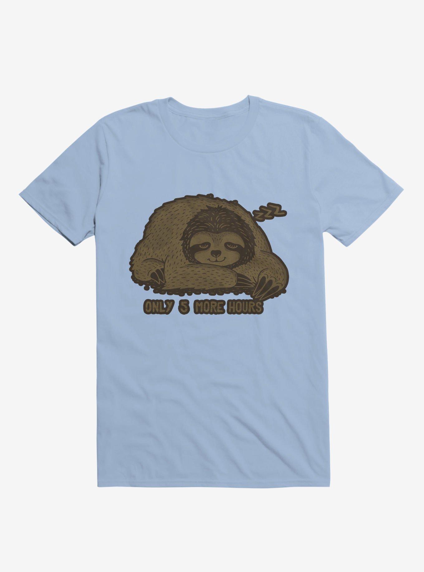 Only 5 Hours More T-Shirt, LIGHT BLUE, hi-res
