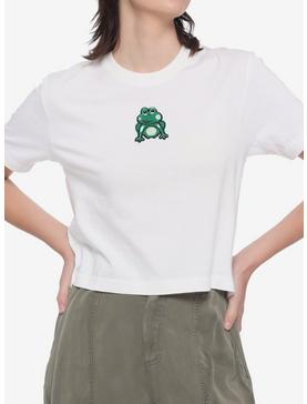Fuzzy Frog Girls Crop T-Shirt, , hi-res
