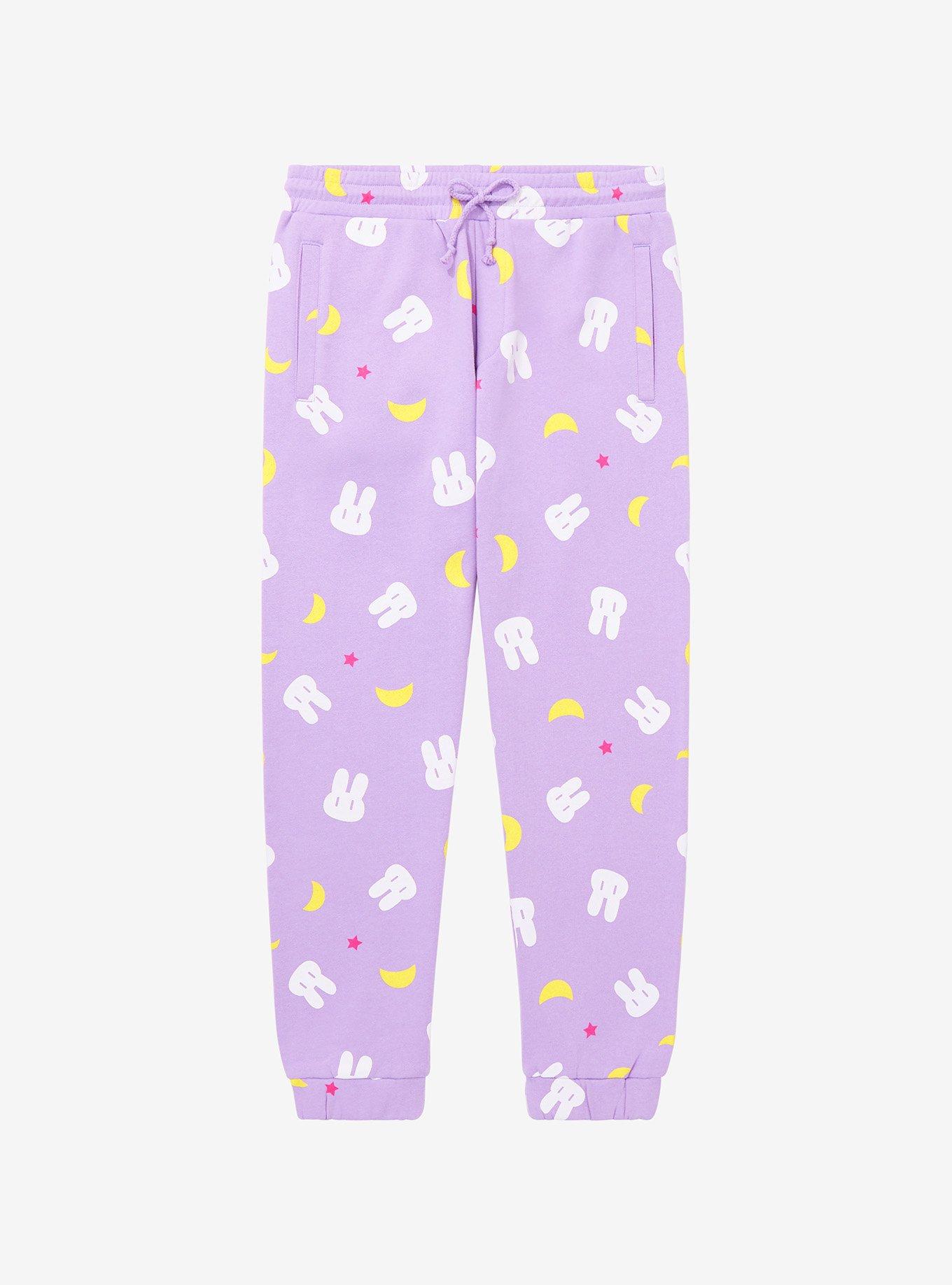 Sailor Moon Bunnies & Crescent Moons Allover Print Joggers - BoxLunch  Exclusive