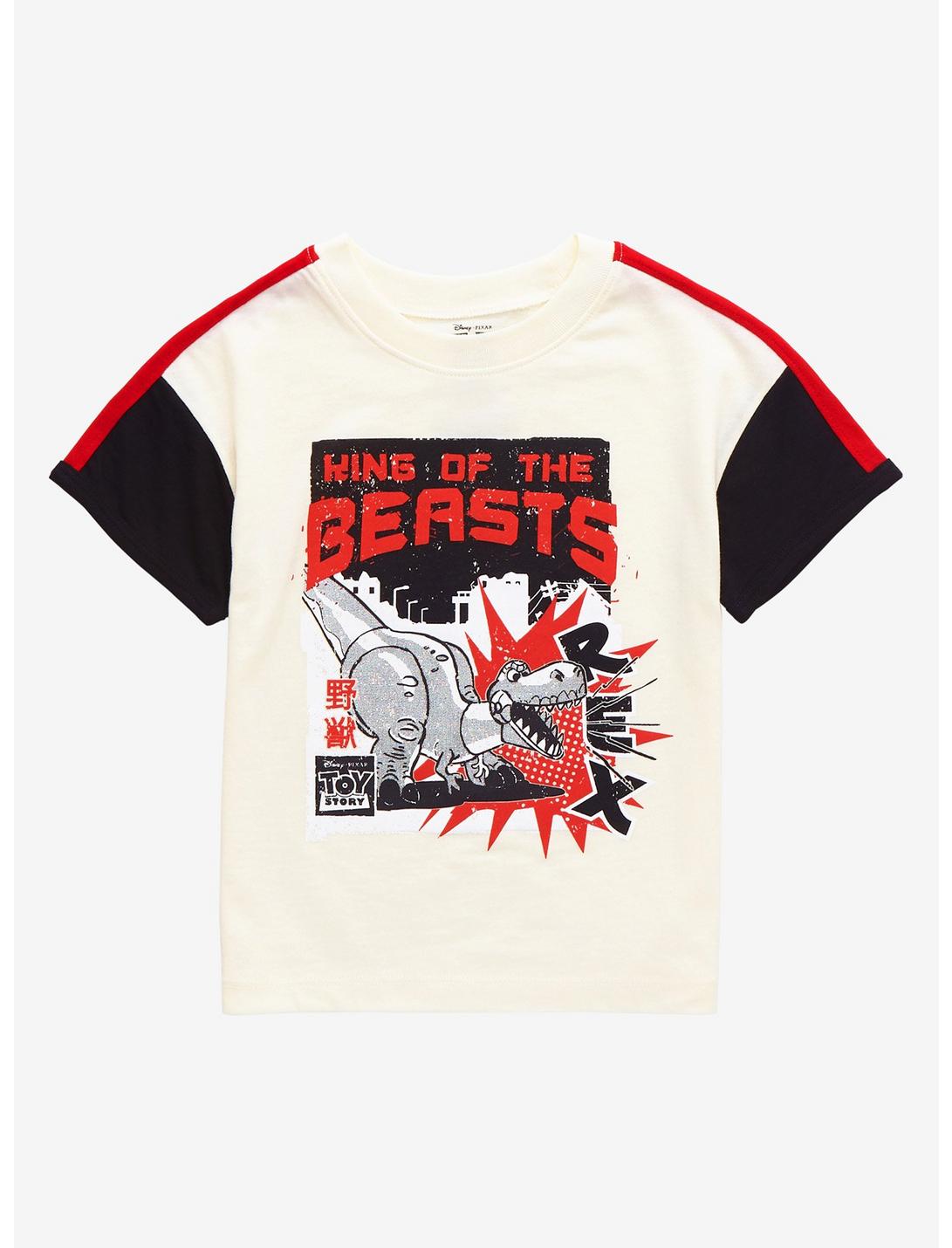 Disney Pixar Toy Story Rex King of the Beasts Toddler T-Shirt - BoxLunch Exclusive, LIGHT YELLOW, hi-res