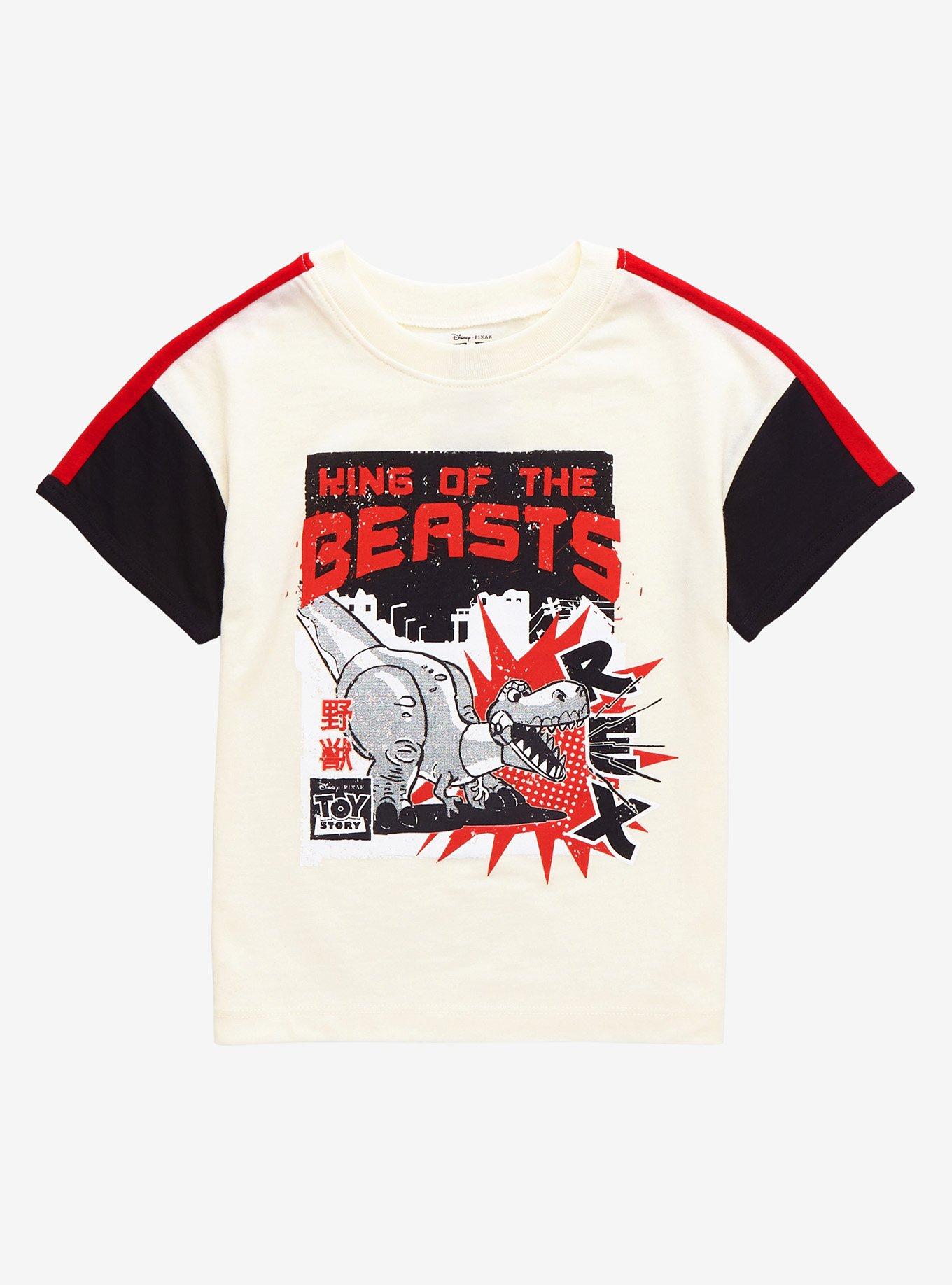 Disney Pixar Toy Story Rex King of the Beasts Toddler T-Shirt - BoxLunch Exclusive, LIGHT YELLOW, hi-res