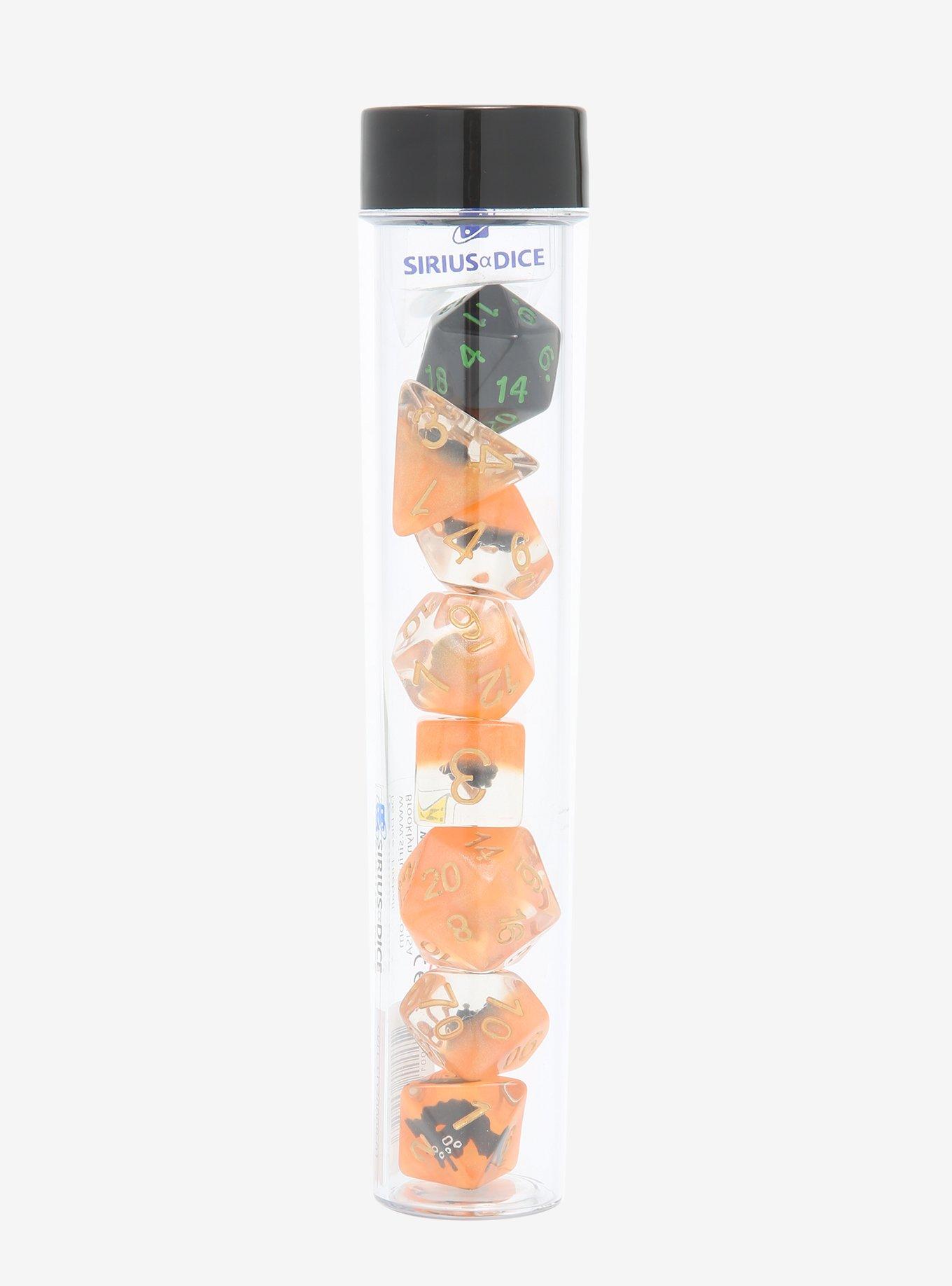 Sirius Halloween Orange Bat Dice Set, , hi-res