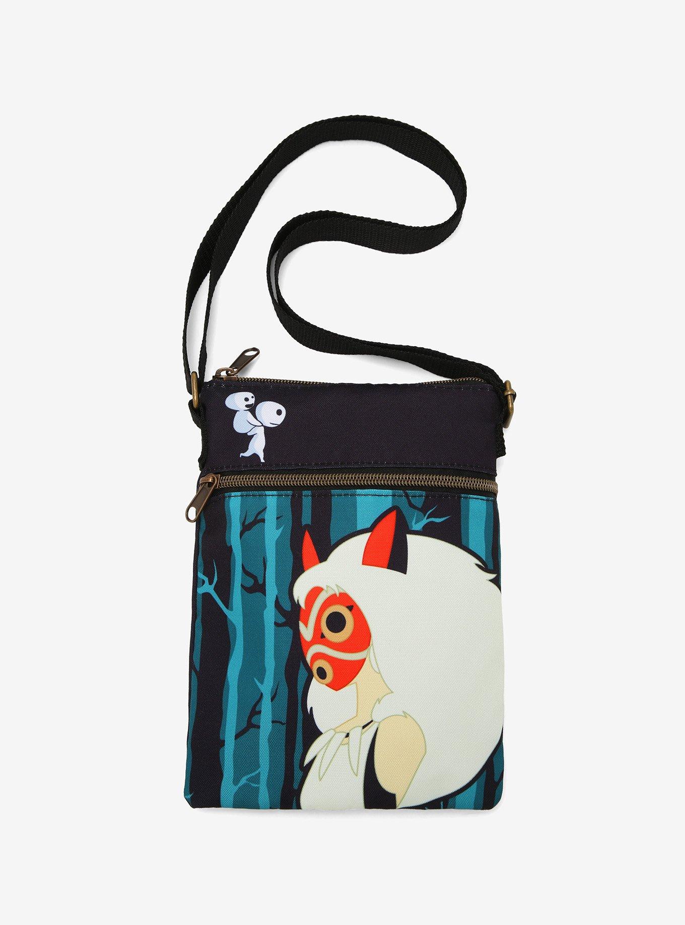 Loungefly Studio Ghibli Princess Mononoke Tree Spirits Passport Crossbody Bag, , hi-res