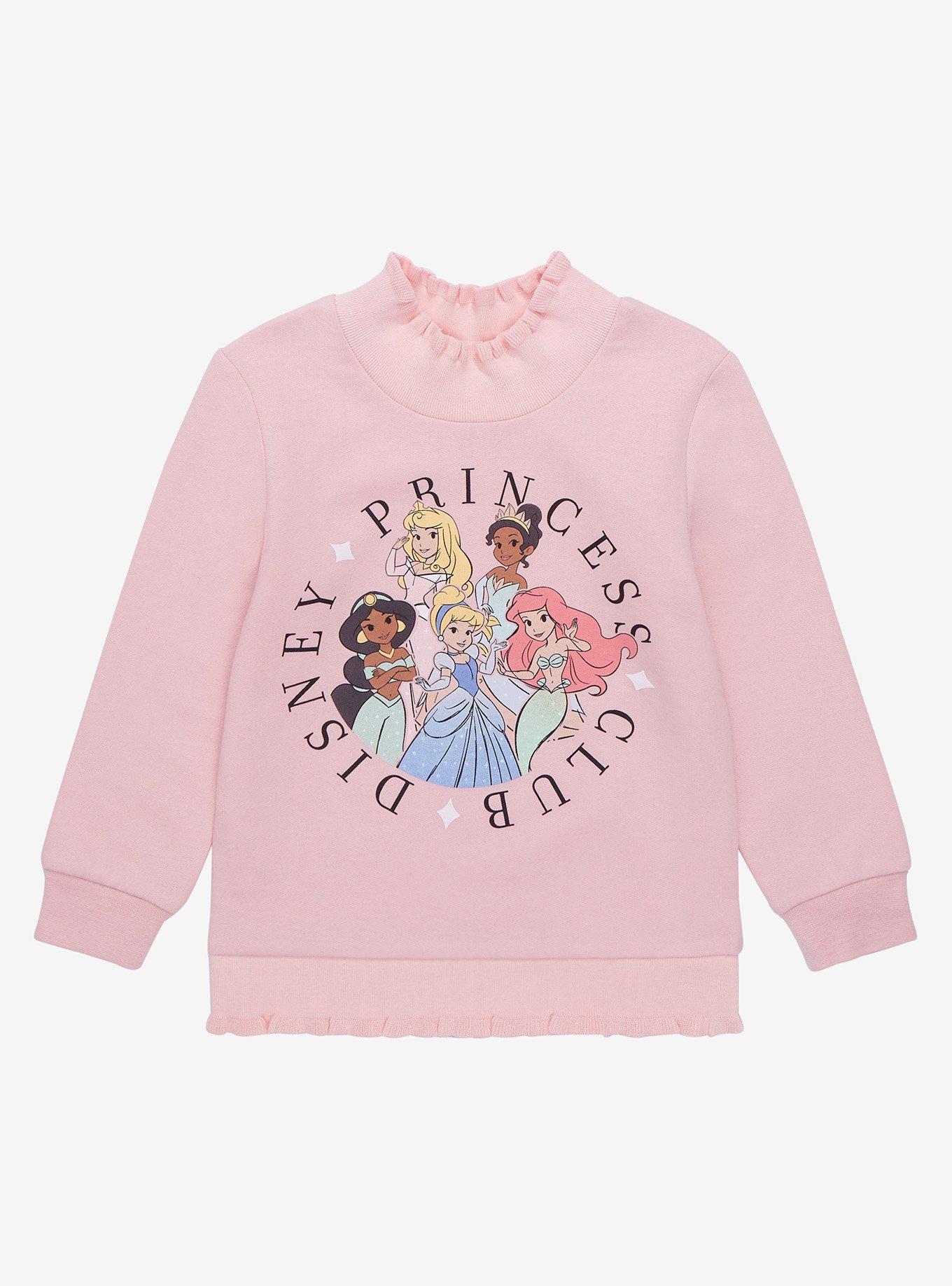 Disney Princess Club Ruffled Toddler Crewneck - BoxLunch Exclusive, LIGHT PINK, hi-res