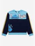 Disney Lilo & Stitch Experiment 626 Youth Panel Crewneck - BoxLunch Exclusive, BLUE, hi-res
