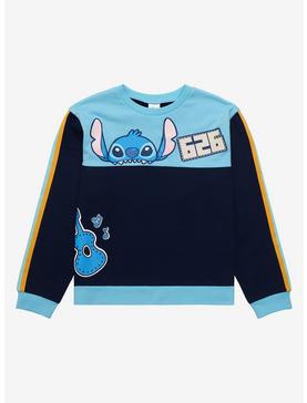 Disney Lilo & Stitch Experiment 626 Youth Panel Crewneck - BoxLunch Exclusive, BLUE, hi-res
