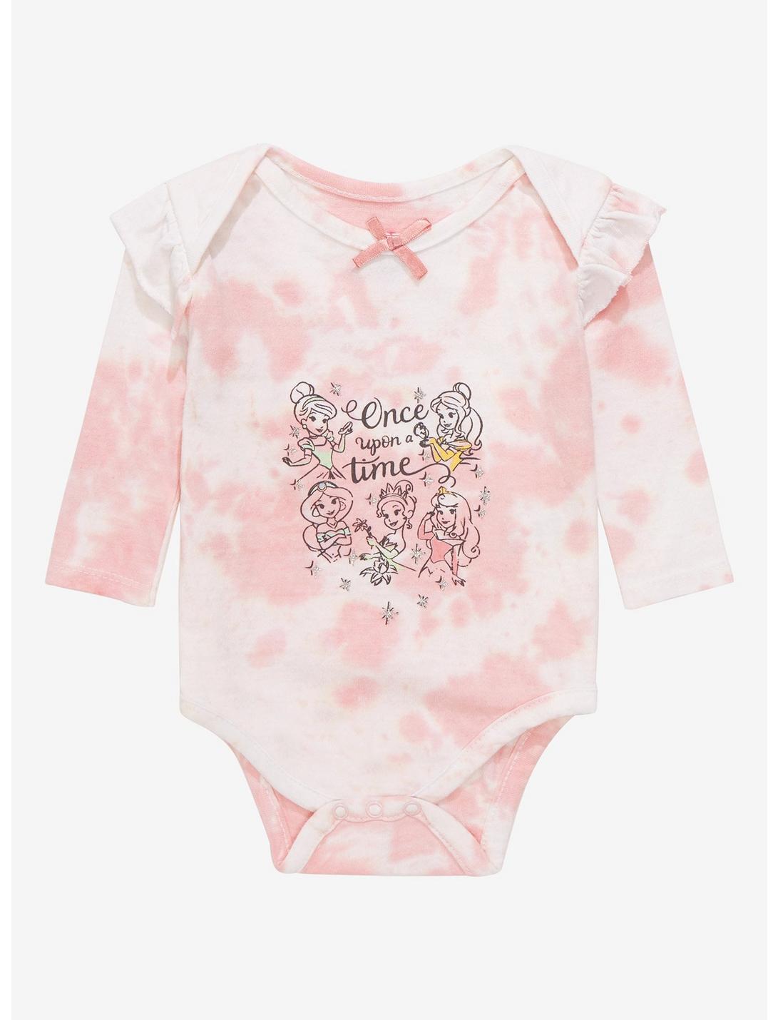 Disney Princess Once Upon a Time Tie-Dye Infant One-Piece - BoxLunch Exclusive, TIE DYE, hi-res