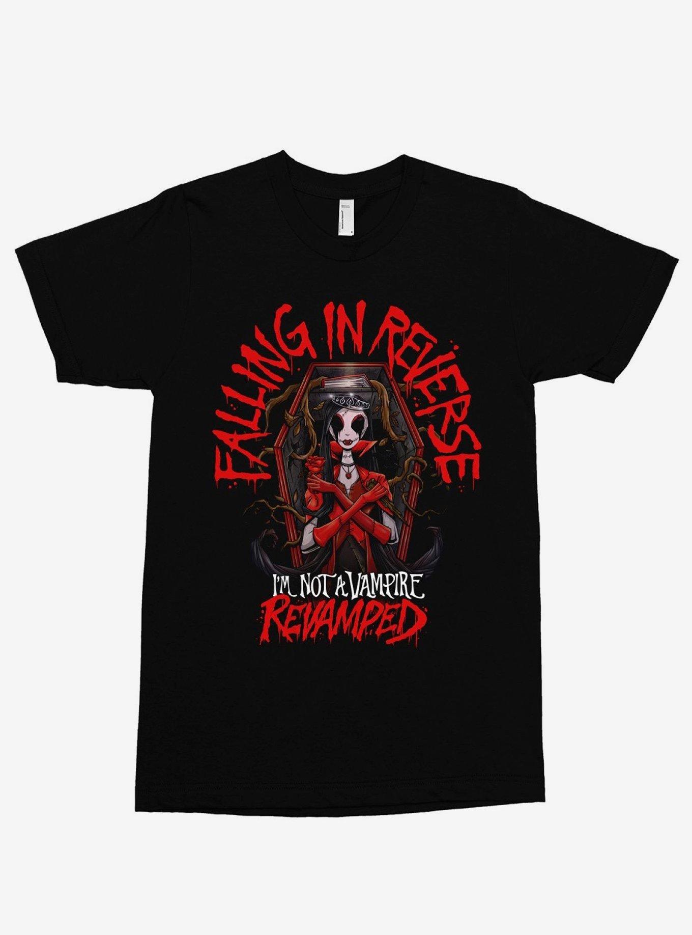 Falling In Reverse I'm Not A Vampire Revamped T-Shirt, BLACK, hi-res