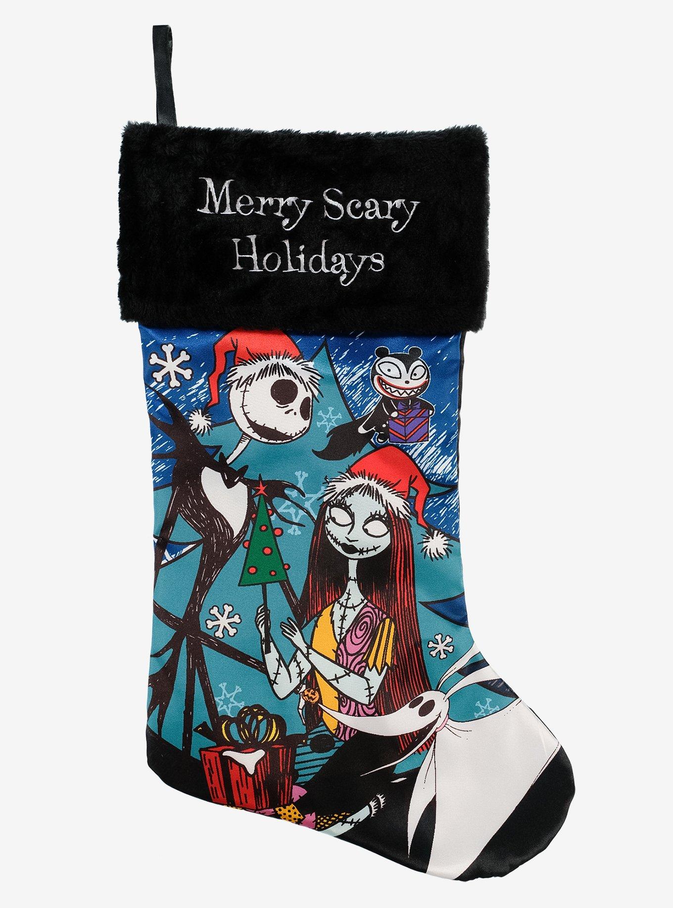 The Nightmare Before Christmas Jack & Sally Stocking, , hi-res