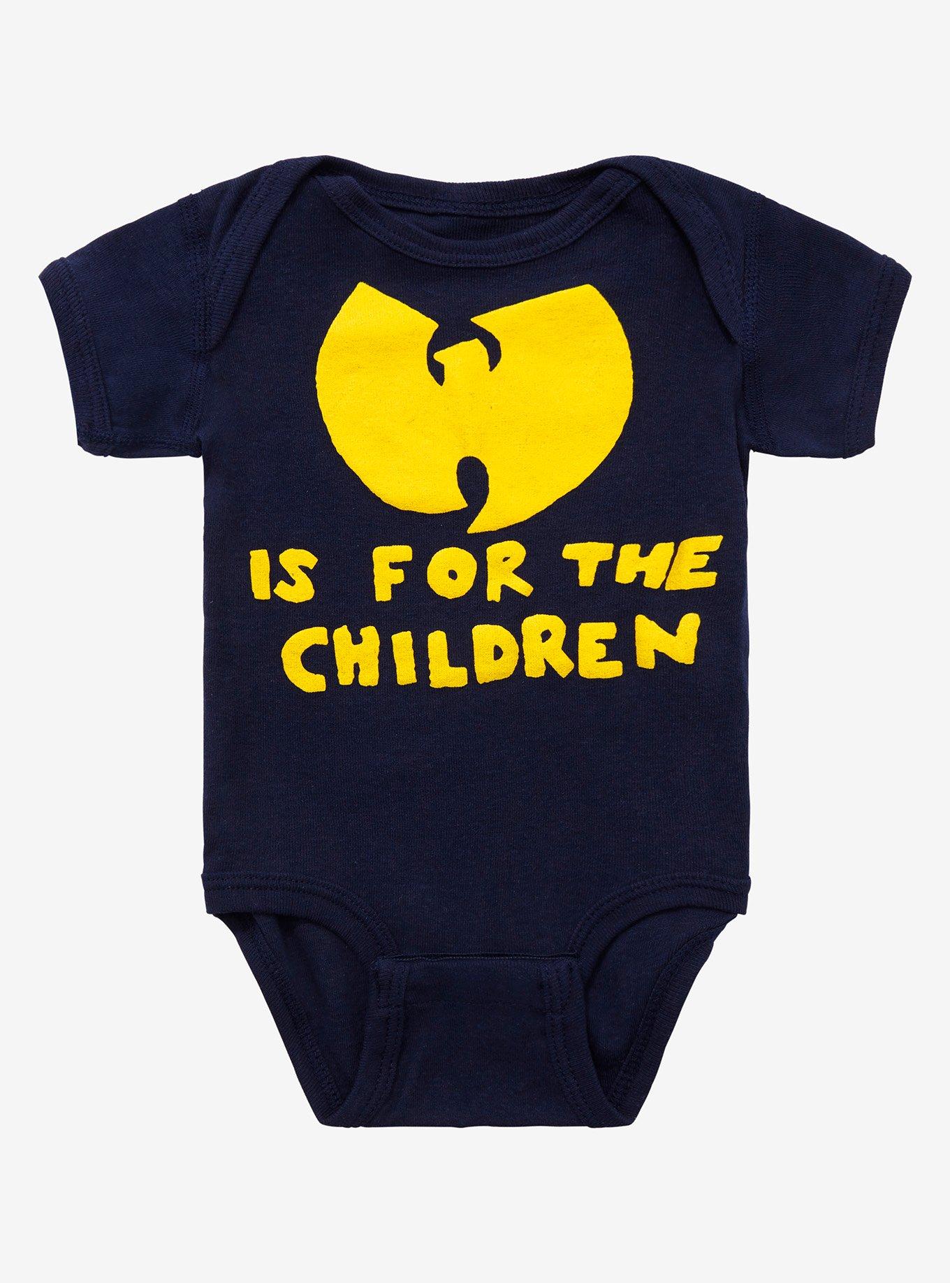 Wu-Tang Clan For The Children Infant Bodysuit, BLACK, hi-res