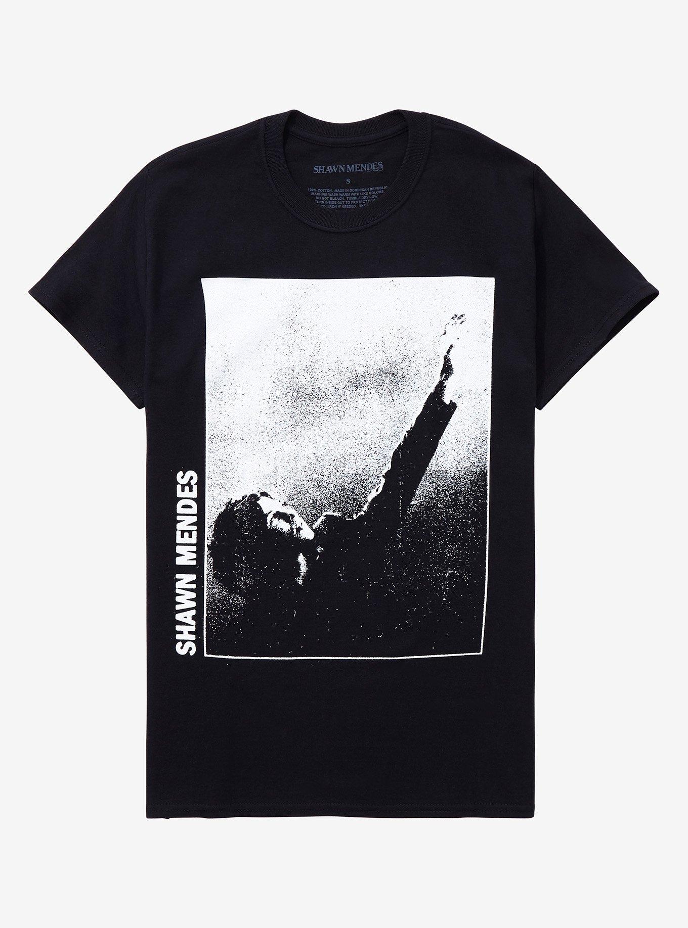 Shawn Mendes Black White Photograph T Shirt Hot Topic