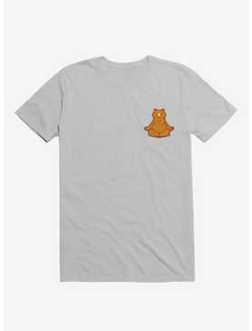 Bear Animals Meditation Zen Buddhism Ice Grey T-Shirt, , hi-res