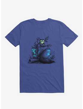Connecting With The Forest, Animals Using Phones Royal Blue T-Shirt, , hi-res