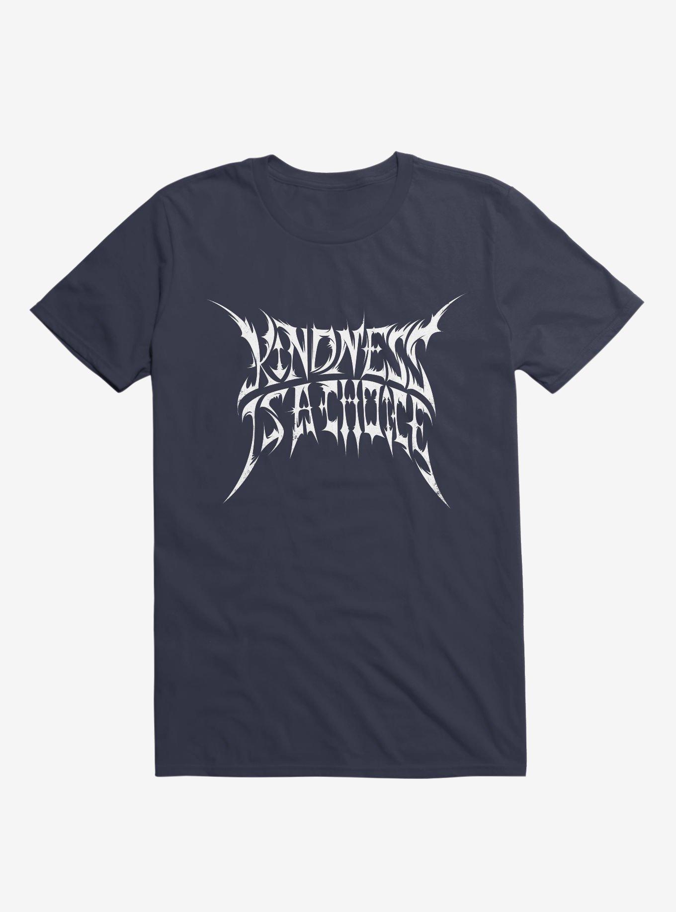 Kindness Is A Choice Navy Blue T-Shirt, , hi-res