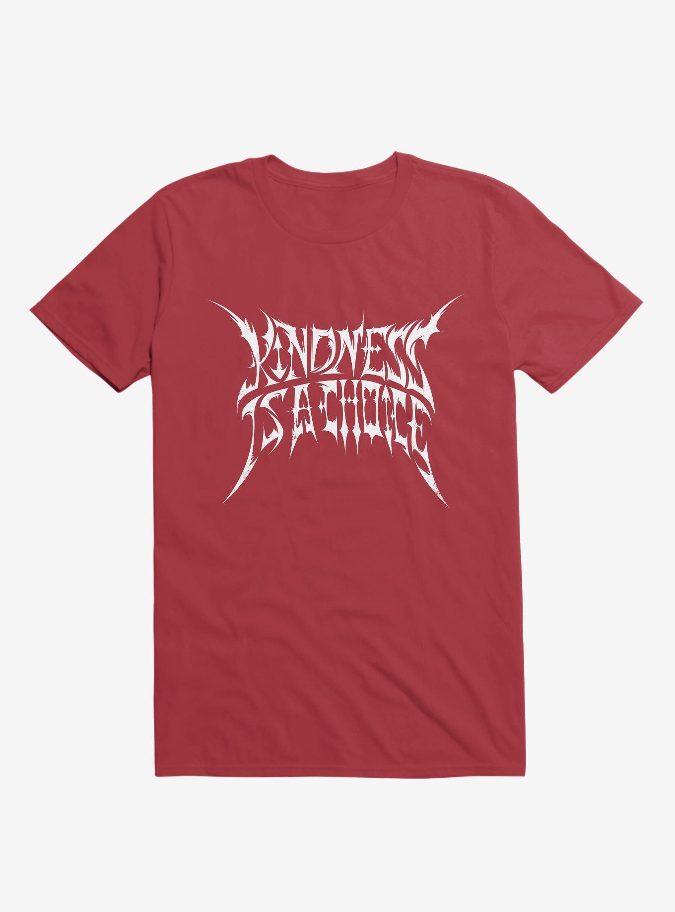 Kindness Is A Choice Red T-Shirt, RED, hi-res