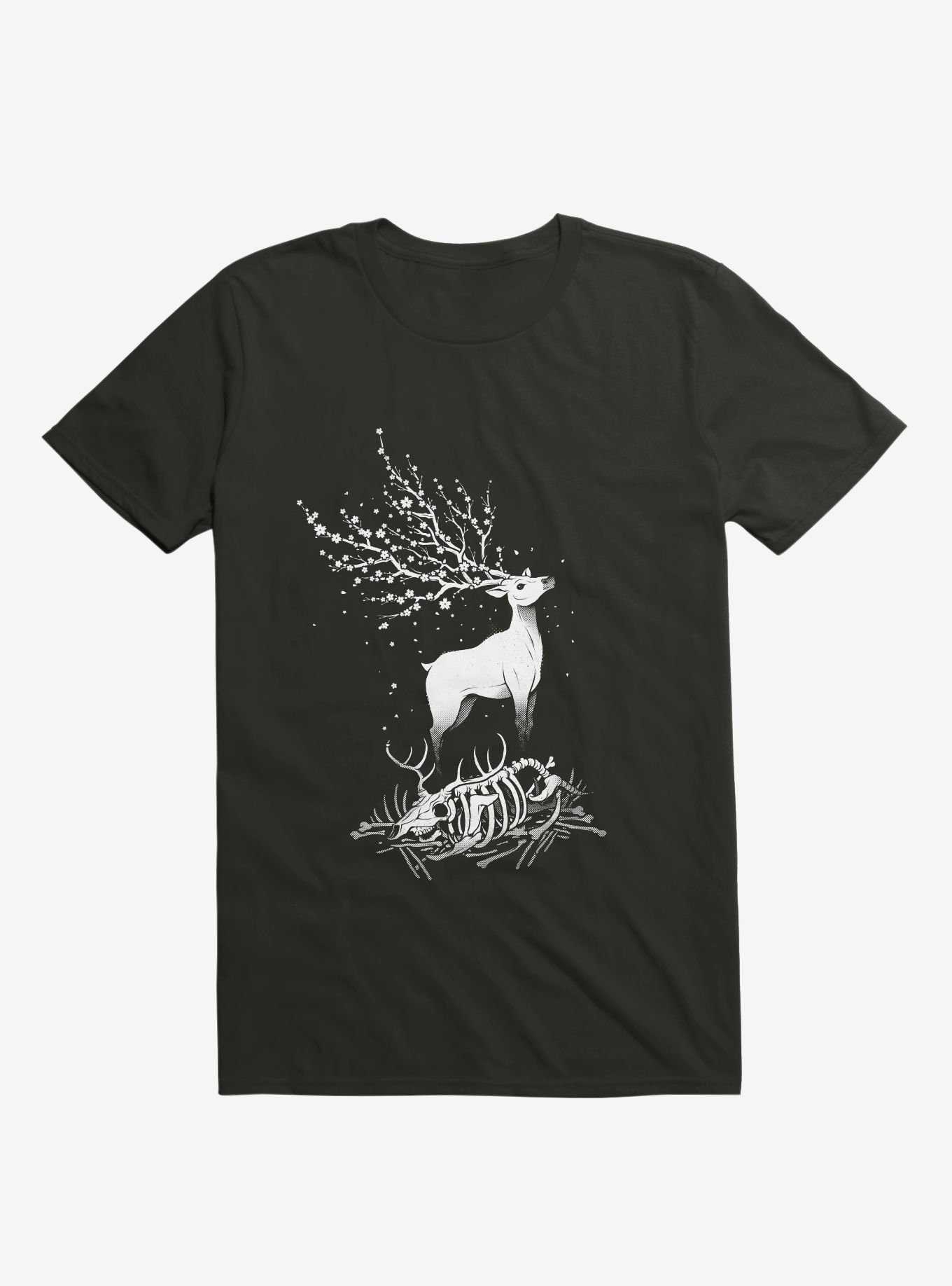 Life After Death Reborn Deer Black T-Shirt, , hi-res